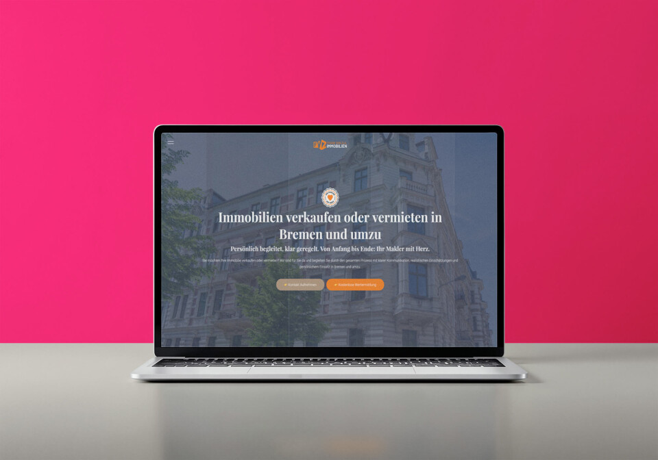 Frank makelaar website desktop seo geo design bouwen duitsland